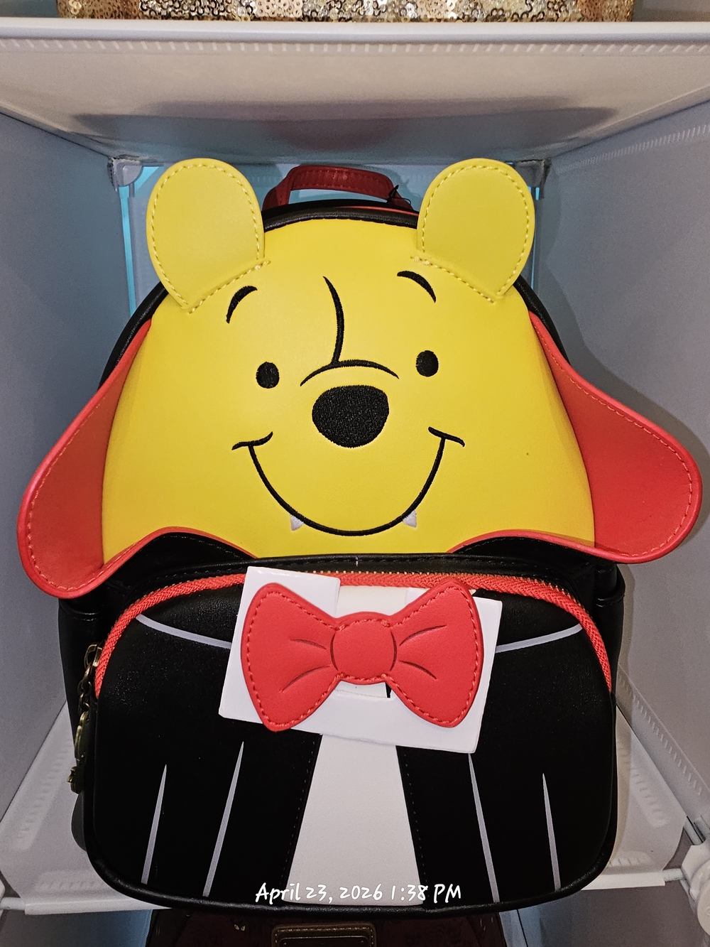 Loungefly Disney Vampire Winnie the Pooh cosplay Mini Backpack
